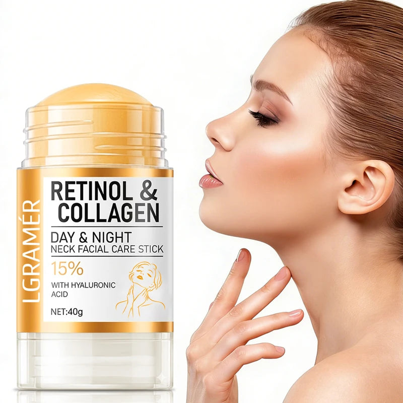 1/2PCS Retinol & Collagen Neck Facial Care Cream - 40g | Firming, Moisturizing & Lifting | Hyaluronic Acid for All Skin Types Peaceful Pleasures Health and Wellness