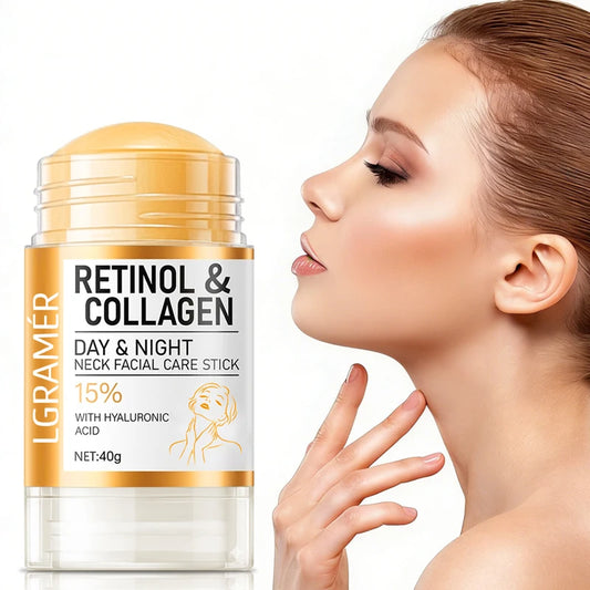 1/2PCS Retinol & Collagen Neck Facial Care Cream - 40g | Firming, Moisturizing & Lifting | Hyaluronic Acid for All Skin Types Peaceful Pleasures Health and Wellness