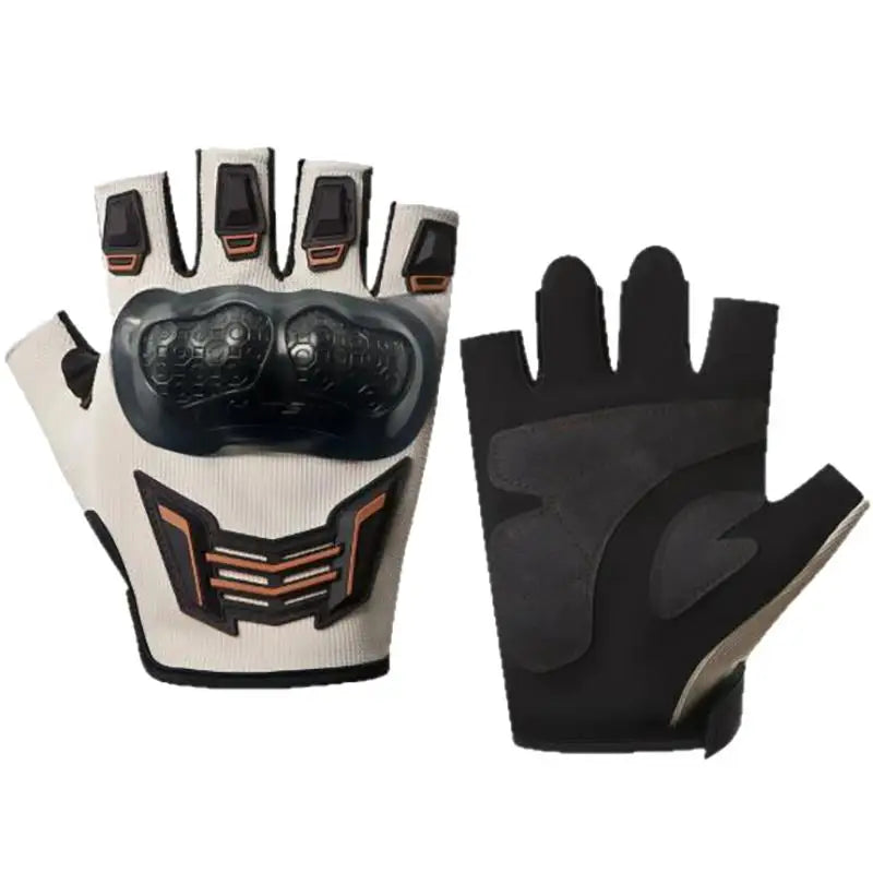 Half Finger Motorcycle Gloves – Unisex Open Finger Sports