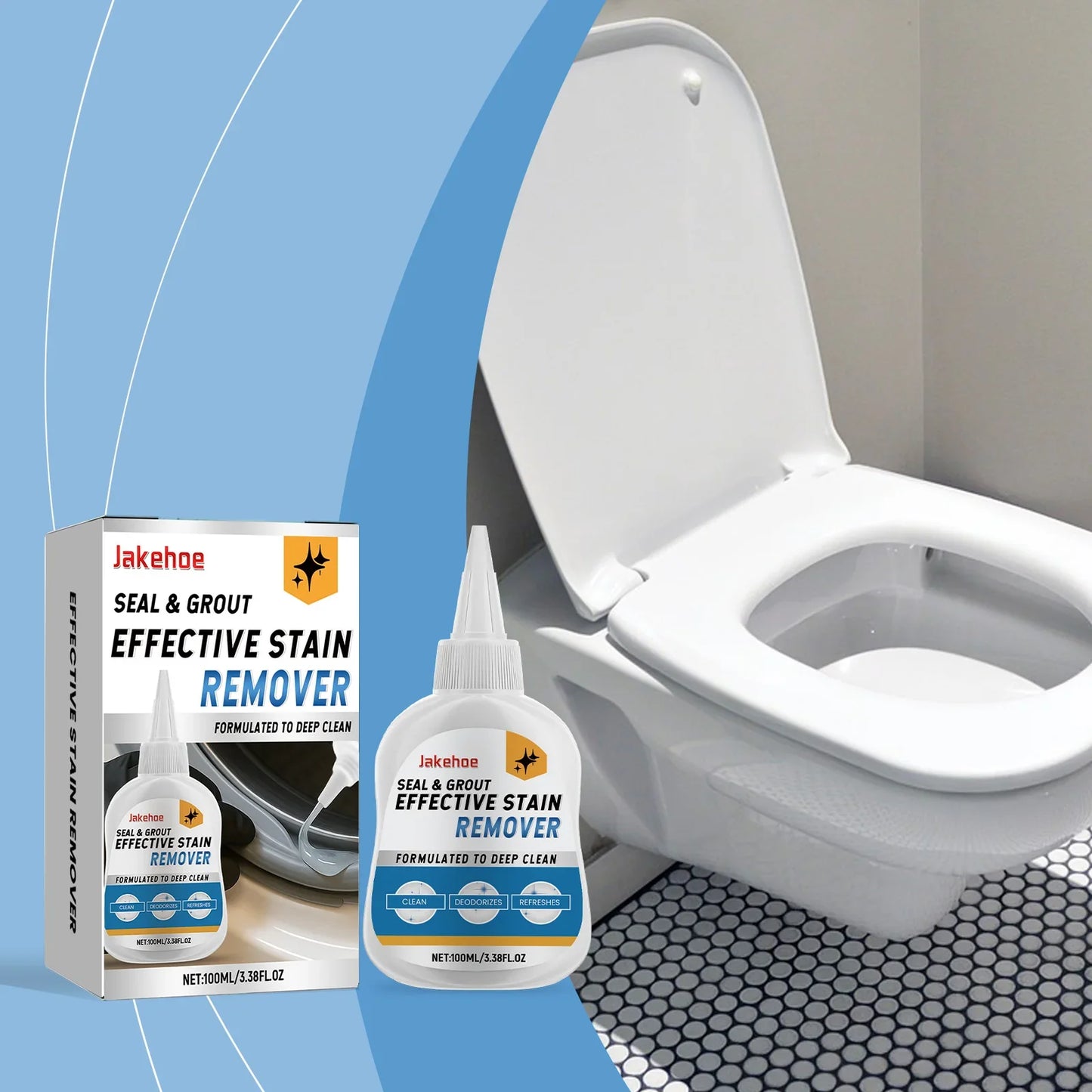 Jakehoe Stain Removal Gel – Sealing Ring & Grout Cleaner