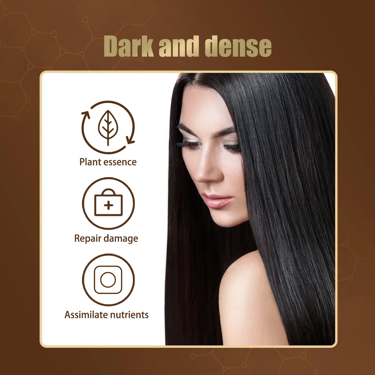 Jaysuing Hair Care Serum Anti Grey Repair Natural Color Smoothing Hairs Deep Nourishing Easy Absorb Daily Hair Care Essence Oil Peaceful Pleasures Health and Wellness