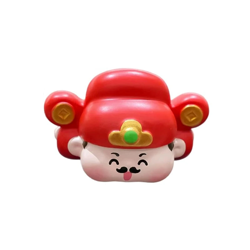 Mini Resin God of Wealth Figurine | Car & Desk Décor
