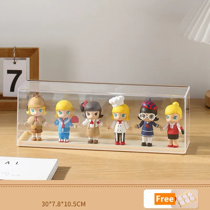 Clear Acrylic Pop Doll Display Box – Dustproof Storage Case