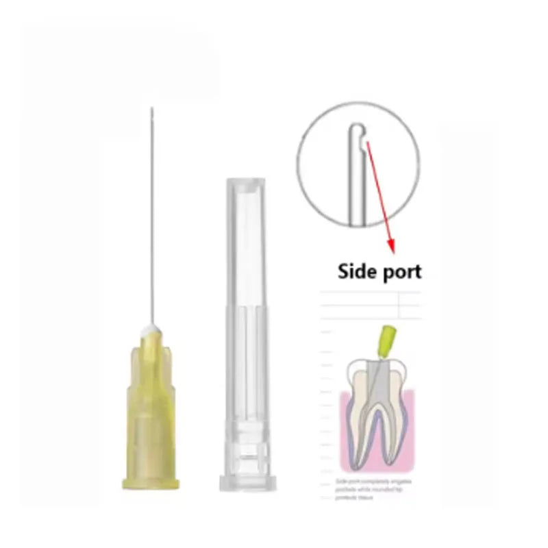 30GA Dental Endo Irrigation Needles – 100 Pack | Root Canal Tips