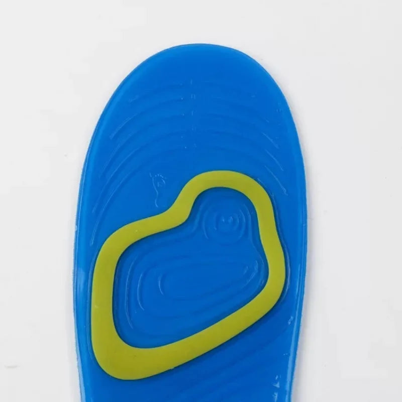 Silicone Non-Slip Gel Soft Sport Shoe Insoles Massaging Insole Orthopedic Foot Care for Feet Shoes Sole Shock Absorption Pads Peaceful Pleasures Health and Wellness 42-48