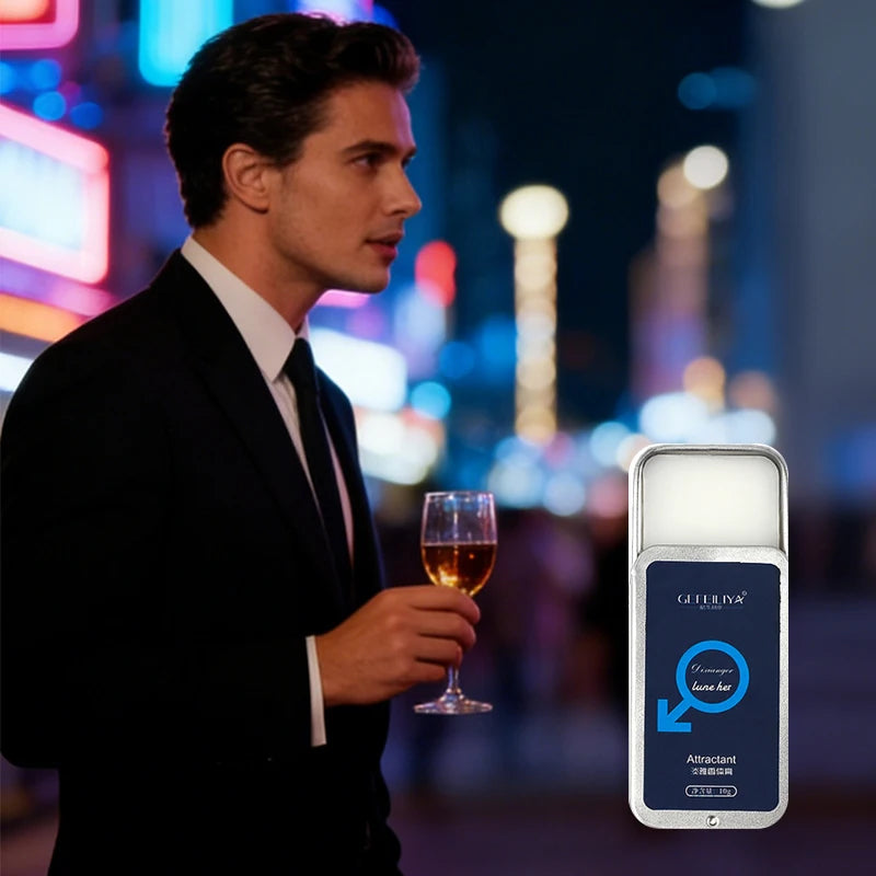 Unisex Pheromone Solid Fragrance Balm | Alcohol-Free 10g