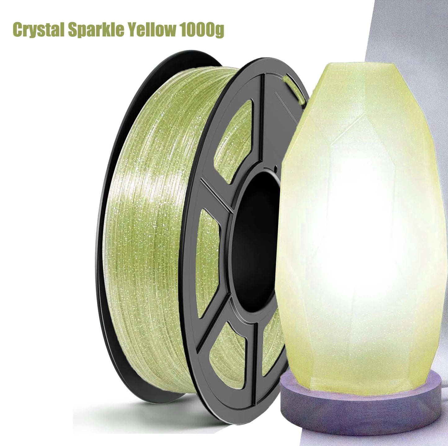 Translucent Crystal PLA Filament 1.75mm | 3D Maliang Spool