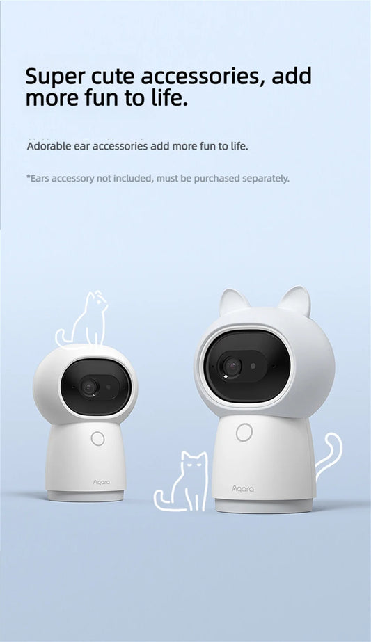 Aqara G3 Smart Camera Hub Gateway Edition WIFI 2.4/5GHz AI-Powered Recognition 2K HD 360-Degree For Homekit APP Peaceful Pleasures Health and Wellness