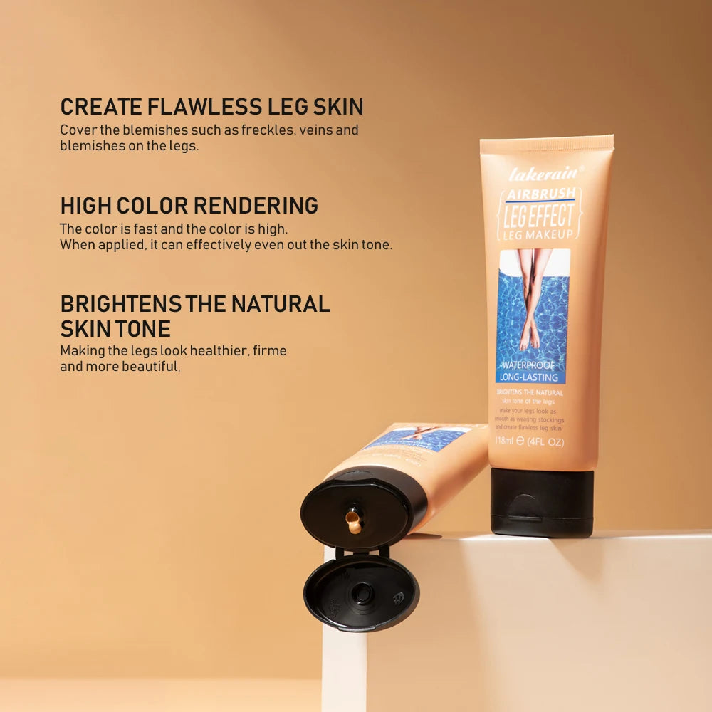 Leg Liquid Concealer Makeup Moisturizing Waterproof Anti-Transfer Covering Leg Blemishes Creating Natural And Healthy Complexion Peaceful Pleasures Health and Wellness