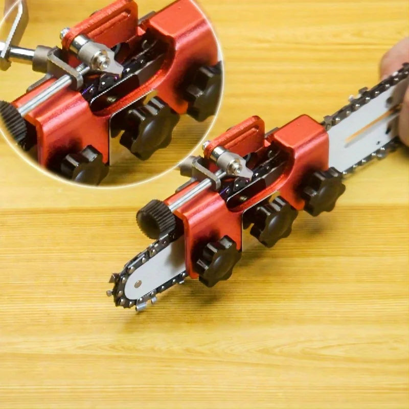 Chainsaw Sharpening Jig Hand Chain Sharpener Clip Suitable All Kinds