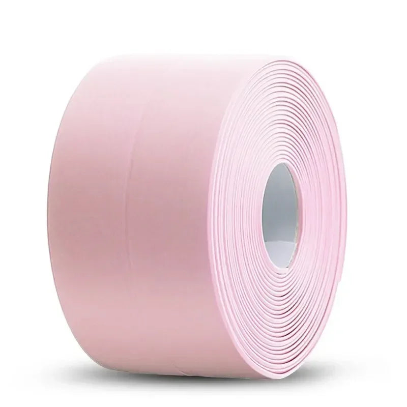 Waterproof Self-Adhesive Caulk Strip – Kitchen & Bathroom Seal Waterproof Caulk Strip Peaceful Pleasures Health and Wellness pink 3.2Mx2.2M