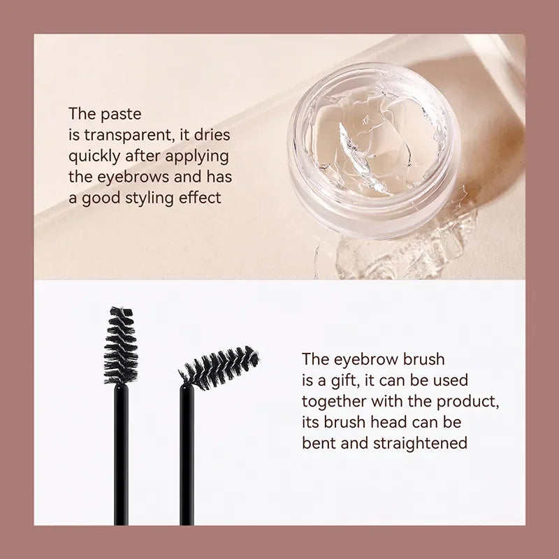 3D Eyebrow Pomade Wax Gel – Long-Lasting Wild Brow Cream