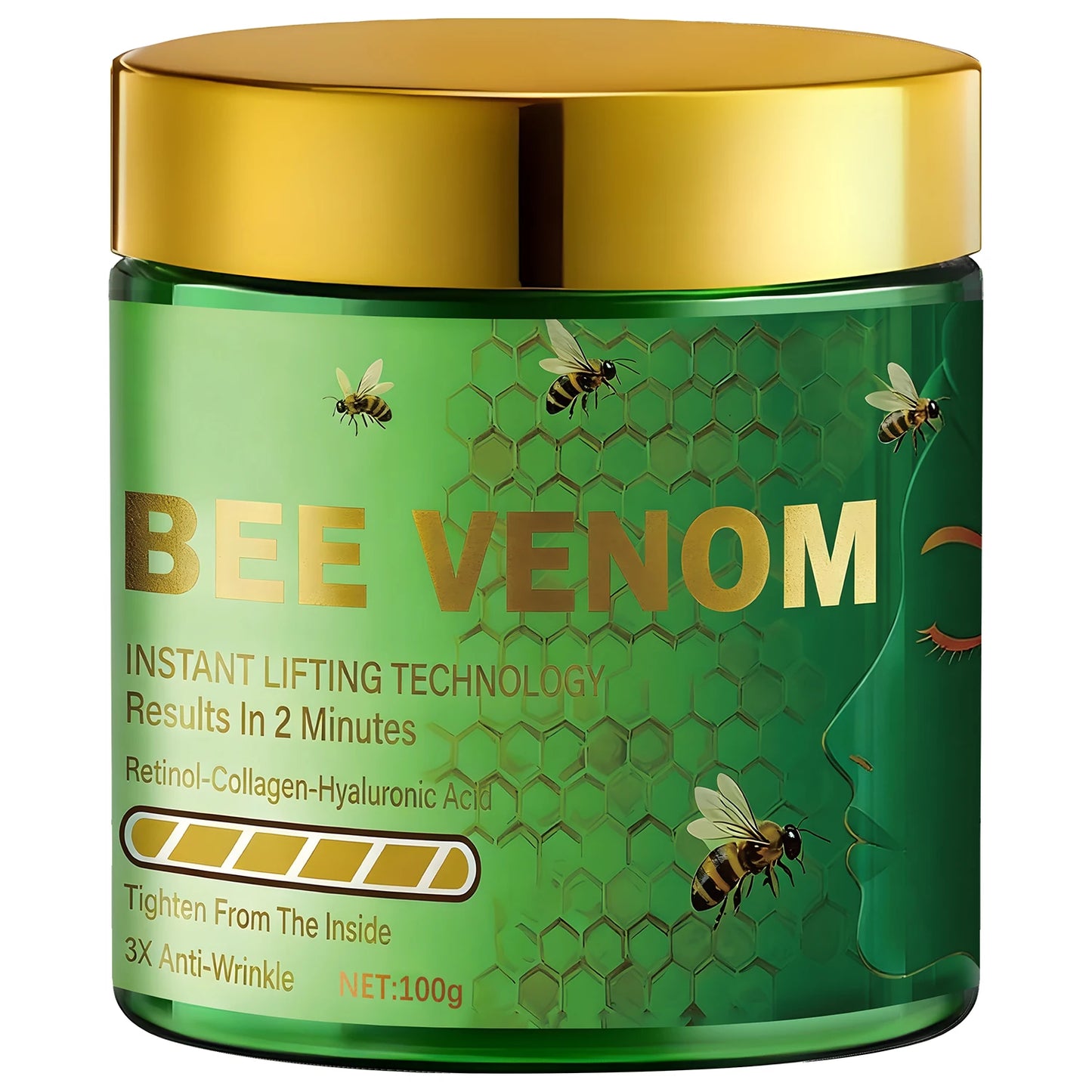 Bee Venom Lifting Cream | Retinol & Collagen Anti-Wrinkle