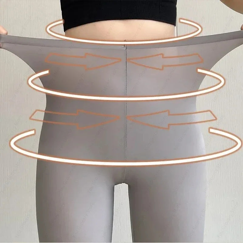 Women's UV Protection Seamless Yoga Leggings – Slim Fit Pants