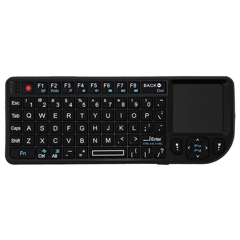 AyeBeau RGB Mini Wireless Keyboard Touchpad | French Spanish Russian