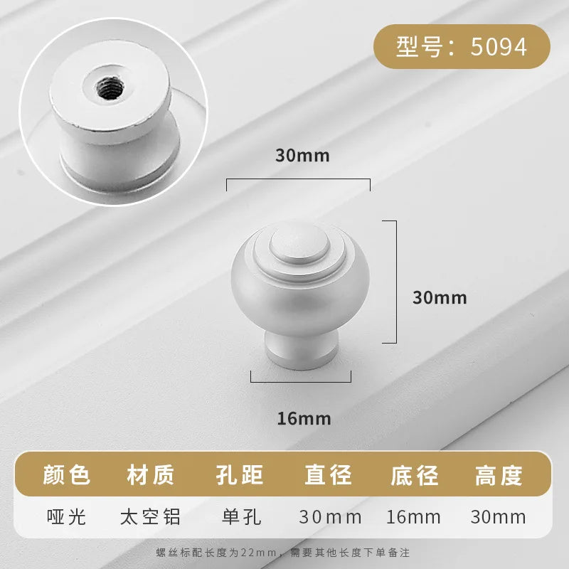 Black Aluminium Cabinet Knobs & Drawer Pulls | Modern Hardware