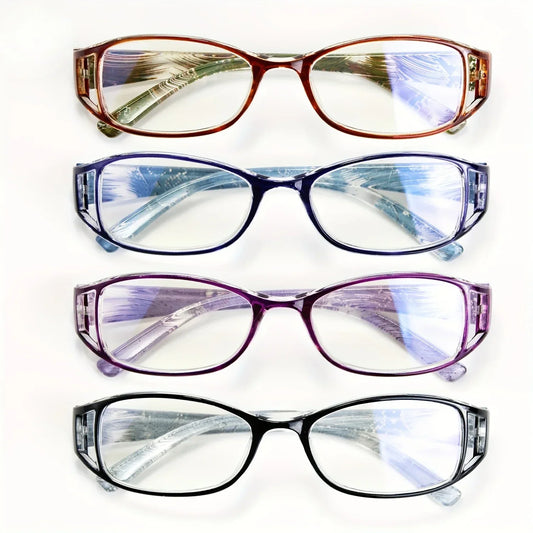 Winful Rectangular Reading Glasses | Fashionable Presbyopia Set Reading Glasses Peaceful Pleasures Health and Wellness