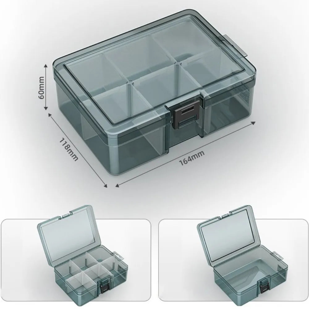 Plastic Parts Storage Box with Removable Dividers | Organizer