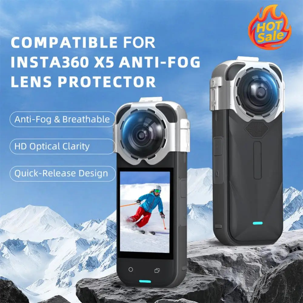Insta360 X5 Lens Protector Cover – Anti-Scratch PC Guard