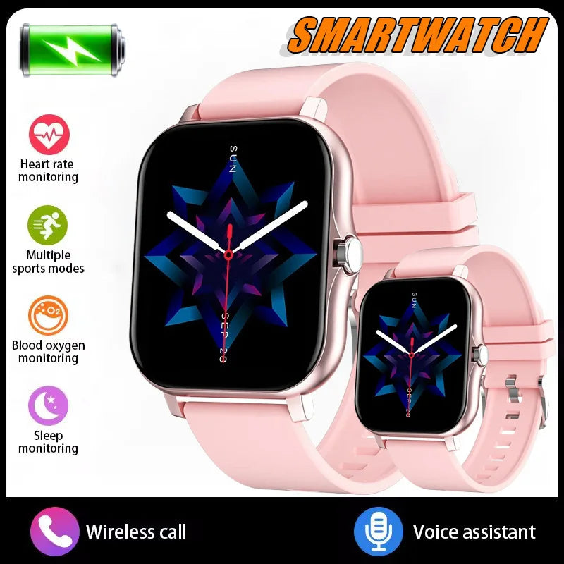 2026 New Smart Watch BT Call Message Notification Heart Rate Sleep Health Monitoring Outdoor Sports Fitness Tracking Smartwatch Peaceful Pleasures Health and Wellness 2Pk