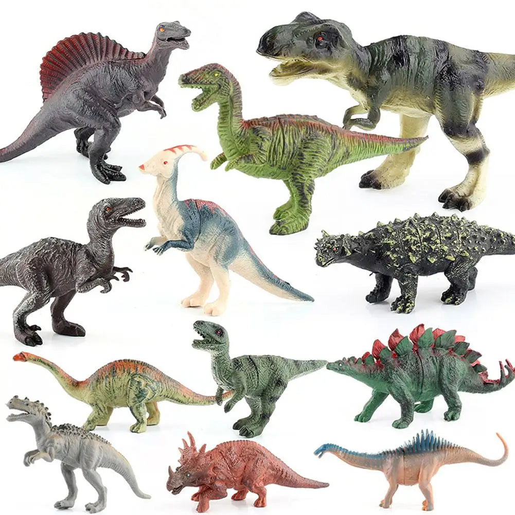 Dinosaur Model Toys Simulation Tynosaurus Rex Stegosaurus Triceratops
