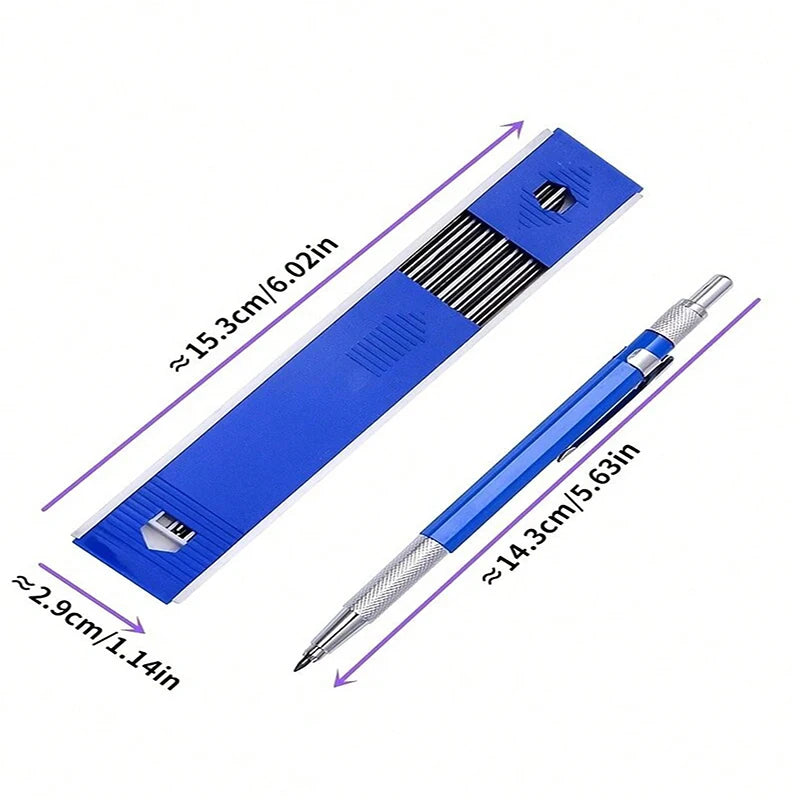 Bview Art Mechanical Pencil Artist Carpenter Drafting Pencils with12