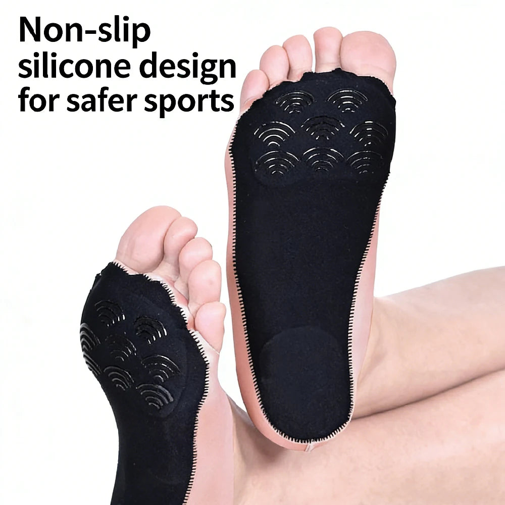 Women's Toeless Non-Slip Yoga Socks | Pilates, Ballet & Dance Non-Slip Yoga Socks Peaceful Pleasures Health and Wellness