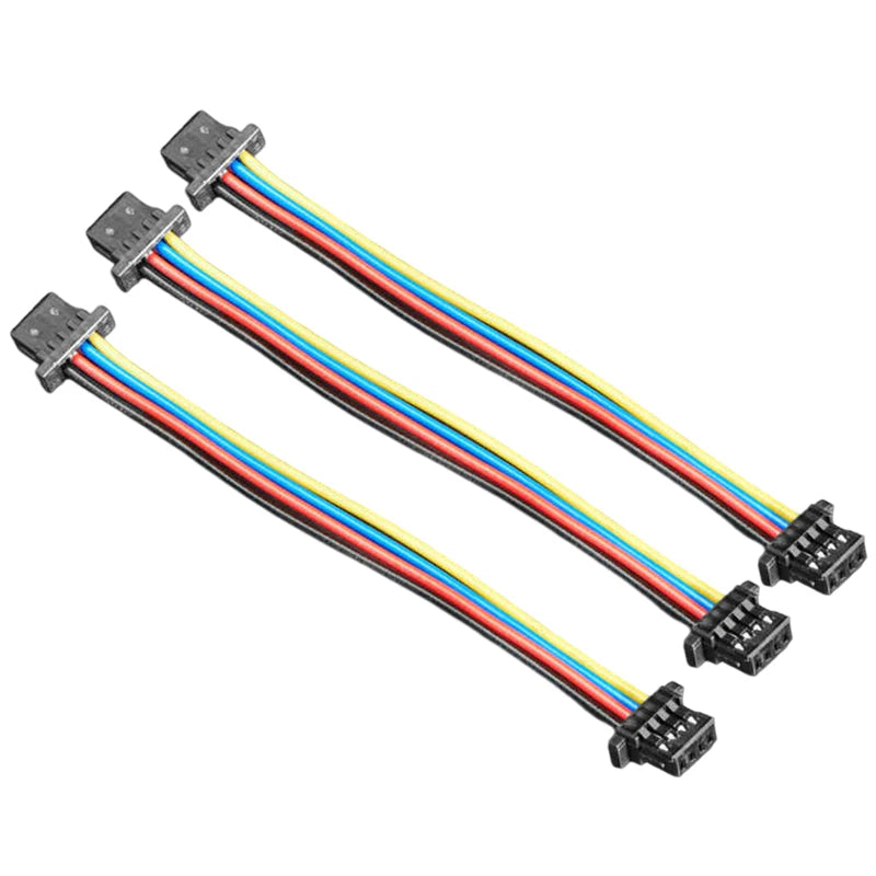 New 1/3/5Pcs 10cm STEMMA QT/Qwiic JST SH 4-Pin Wire Cable Adapter Connector Peaceful Pleasures Health and Wellness black 3pcs