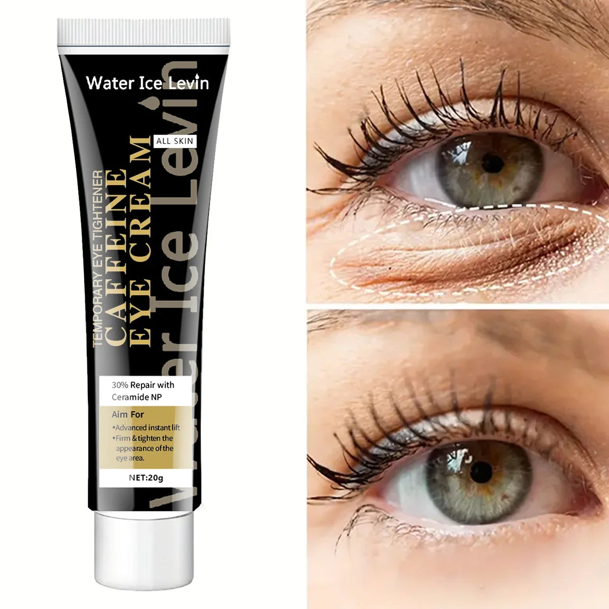 Caffeine Eye Cream – Dark Circles, Fine Lines & Firming