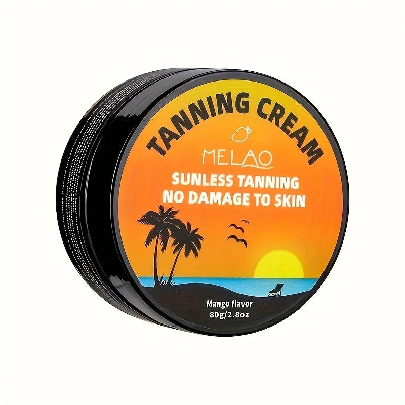 MELAO Sunless Self Tanning Cream – Men & Women, Coconut Oil