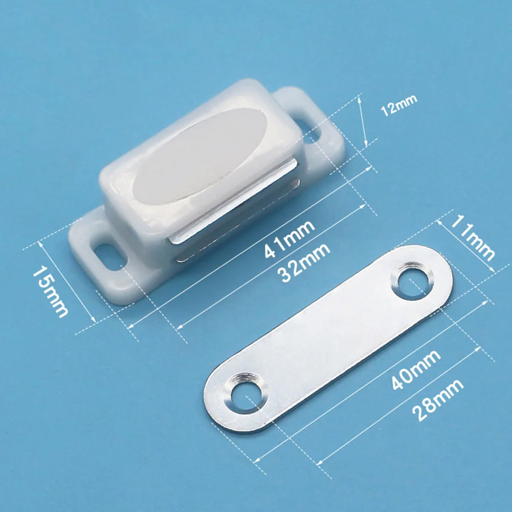 Magnetic Cabinet Catches ABS Plastic Magnet Door Closer Kitchen