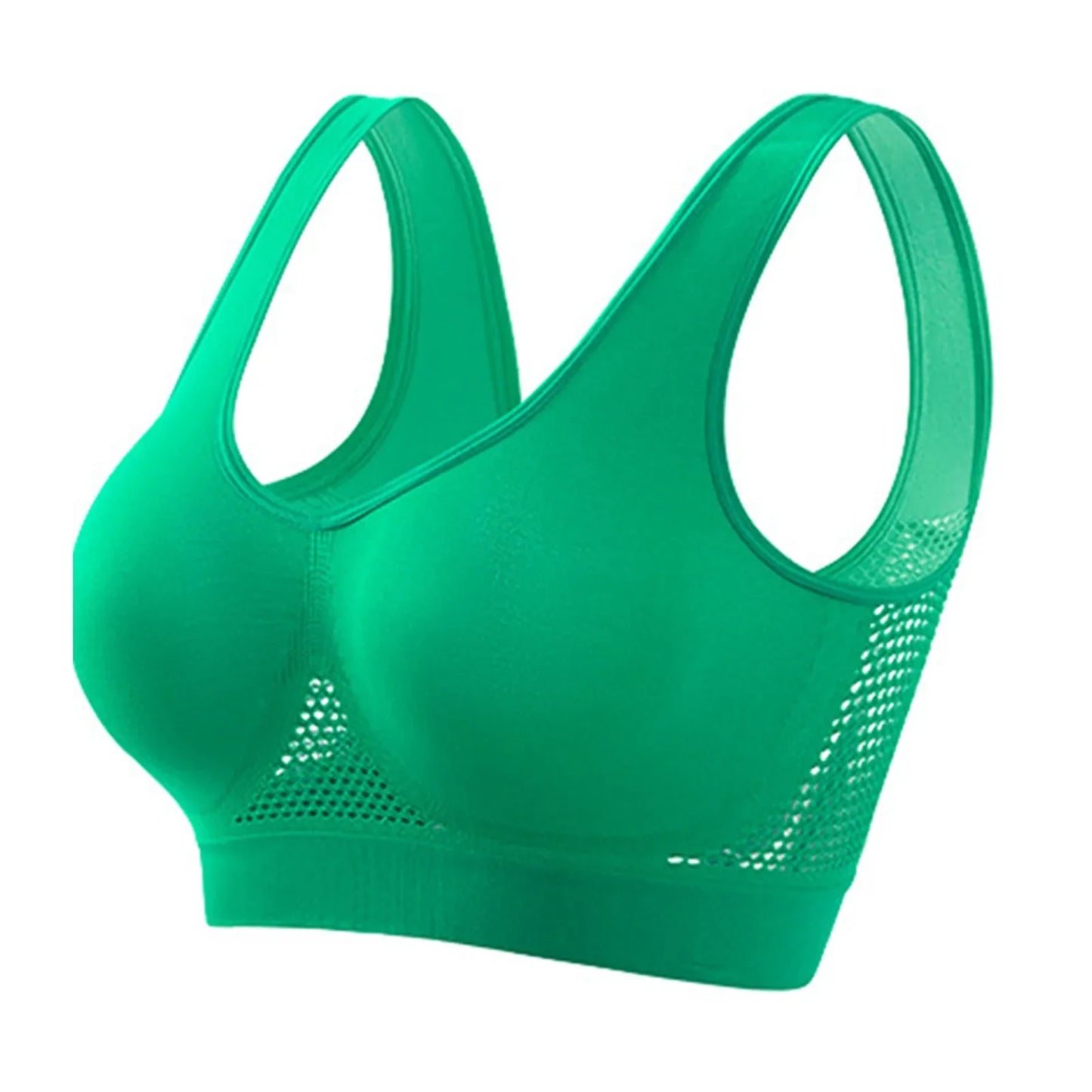 Women's Seamless Wire-Free Sports Bra – Removable Pads