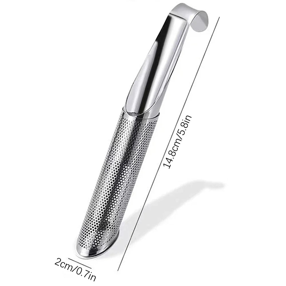 Stainless Steel Tea Infuser Wand | Loose Leaf & Coffee Strainer
