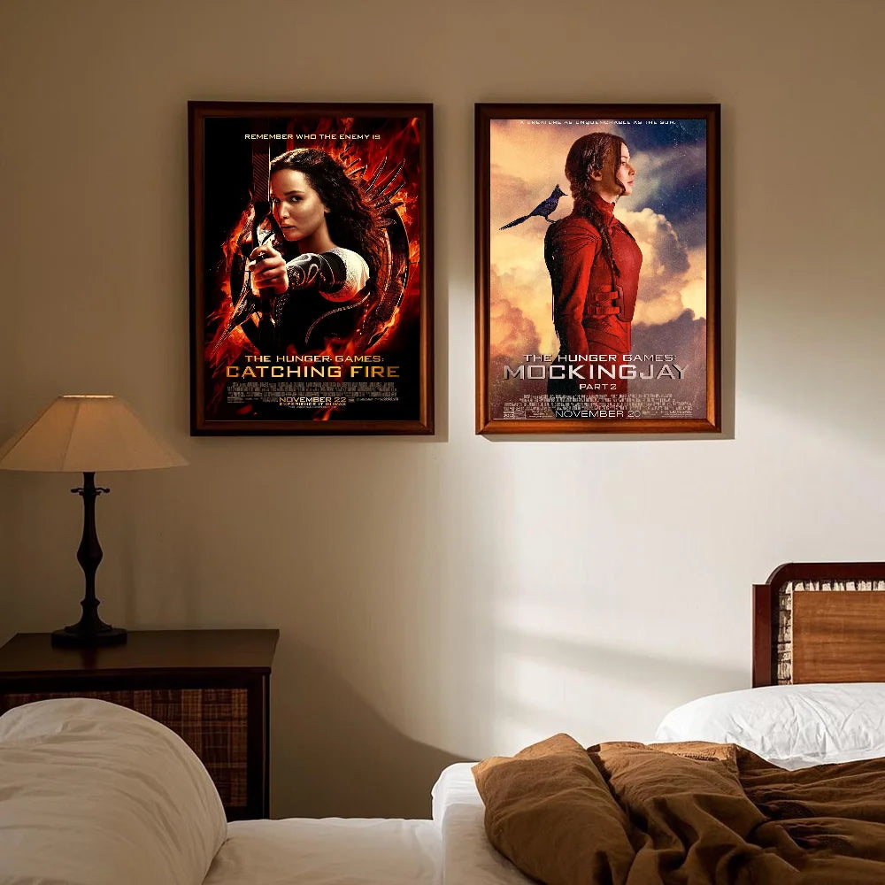 Hunger Games HD Movie Poster | Waterproof PVC Wall Art Décor Movie Wall Poster Peaceful Pleasures Health and Wellness