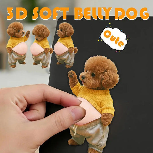 Shiba Inu 3D Silicone Stress Relief Stickers – Cute Dog Decor 3-Pack Stress Relief Toy Oasis Select