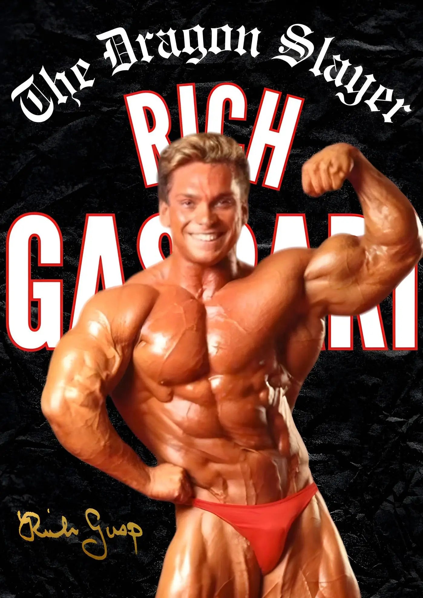 Vintage Classic Bodybuilding Champion Canvas Wall Art Fitness Workout Motivational Poster for Home Gym Living Room Decoration Peaceful Pleasures Health and Wellness