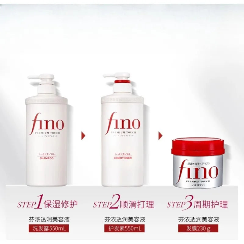 Japanese Fino Fennex Shampoo Conditioner & Hair Mask Set