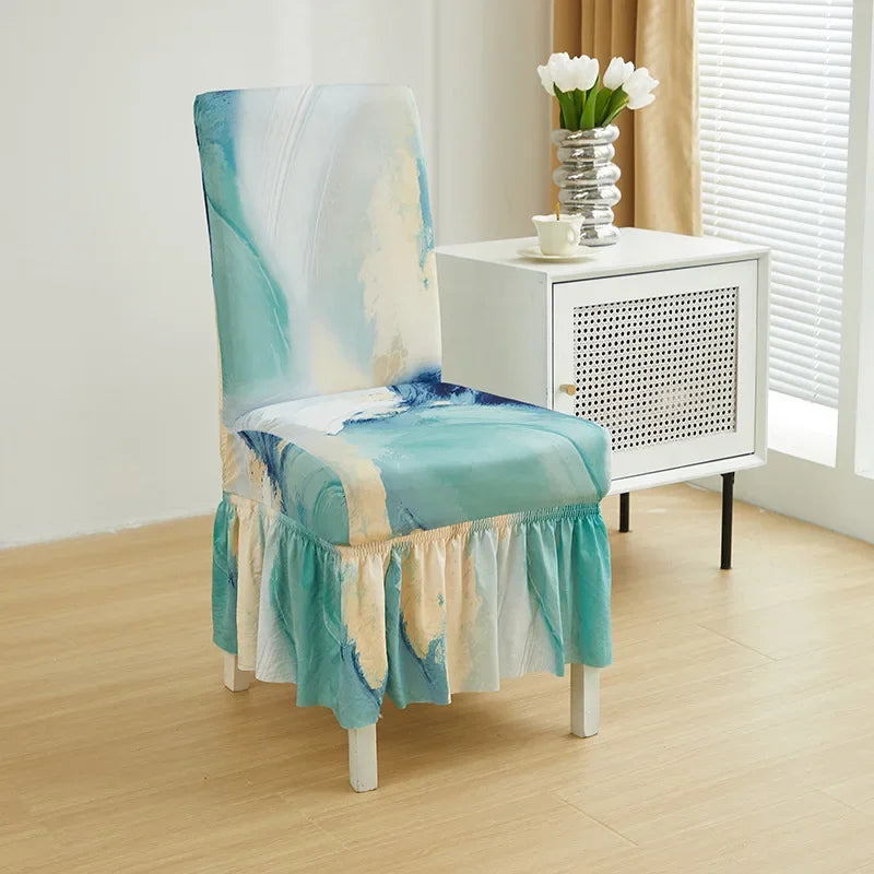 Ruched Spandex Stretch Chair Covers for Dining, Wedding & Banquet