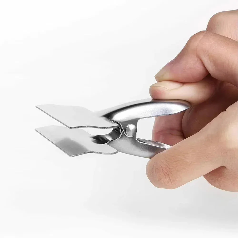 8pcs Stainless Steel Sealing Clip Food Snack Sealing Pocket Clip Vacuum Fresh-keeping Clip Kitchen Storage Gadgets Tools Peaceful Pleasures Health and Wellness