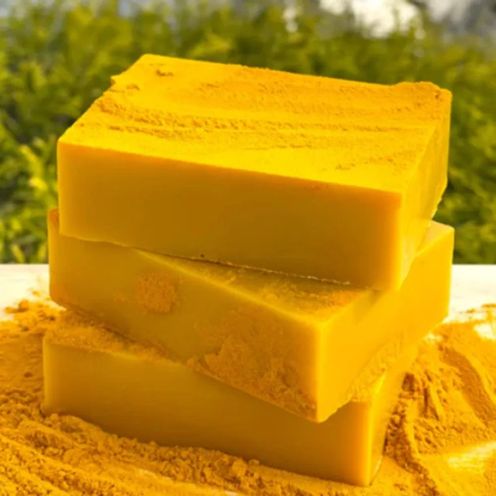 Turmeric Lemon Kojic Acid Handmade Soap – Face & Body 100g