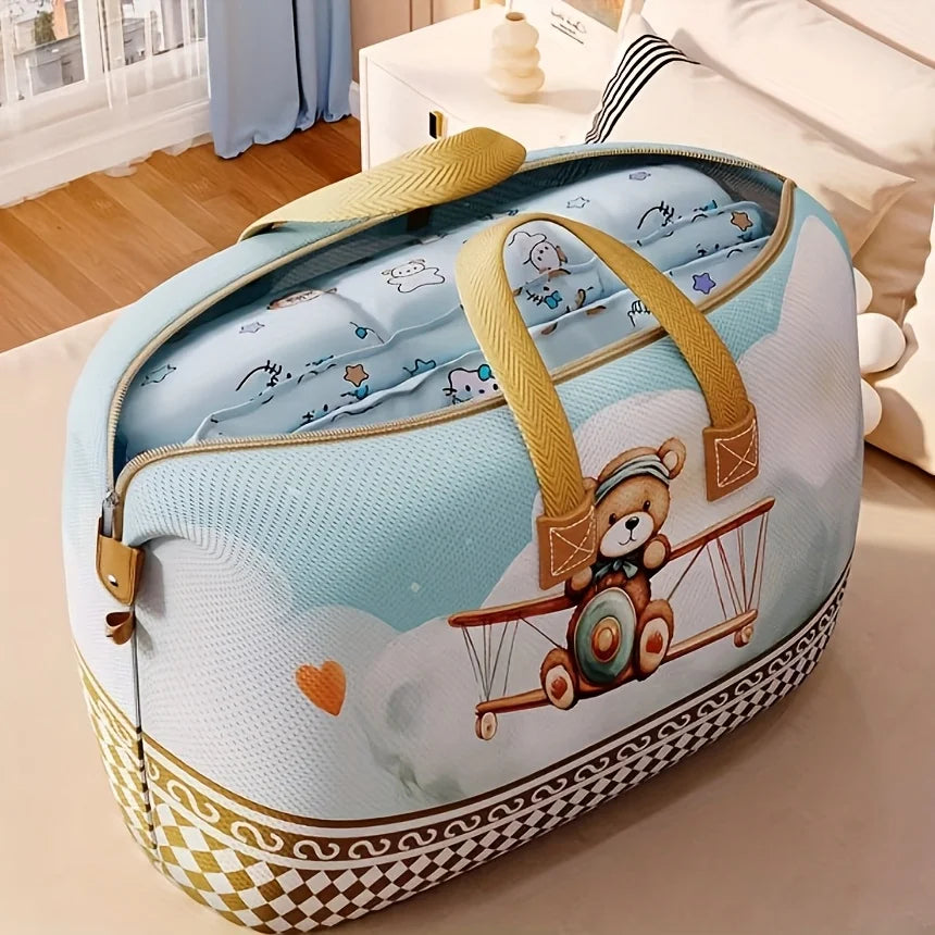 Large Oxford Quilt Storage & Travel Packing Bag | Cartoon