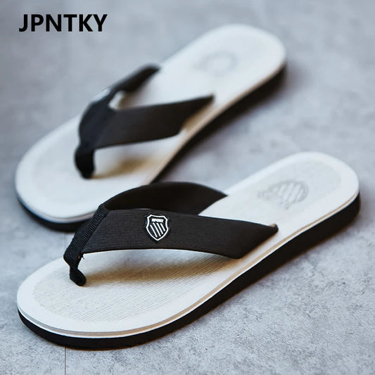 Men's Non-Slip Beach Flip Flops | EVA Summer Sandals & Slides Men's Flip Flops Peaceful Pleasures Health and Wellness