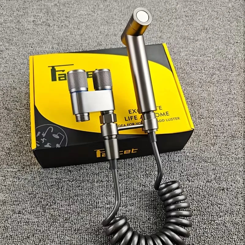 YANKE Double Control Angle Valve & Booster Spray Gun + 2M Hose