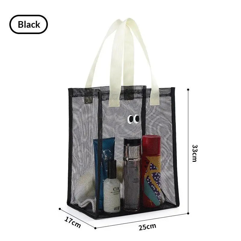 Reusable Mesh Tote Bag – Breathable Beach & Shopping Shoulder Bag