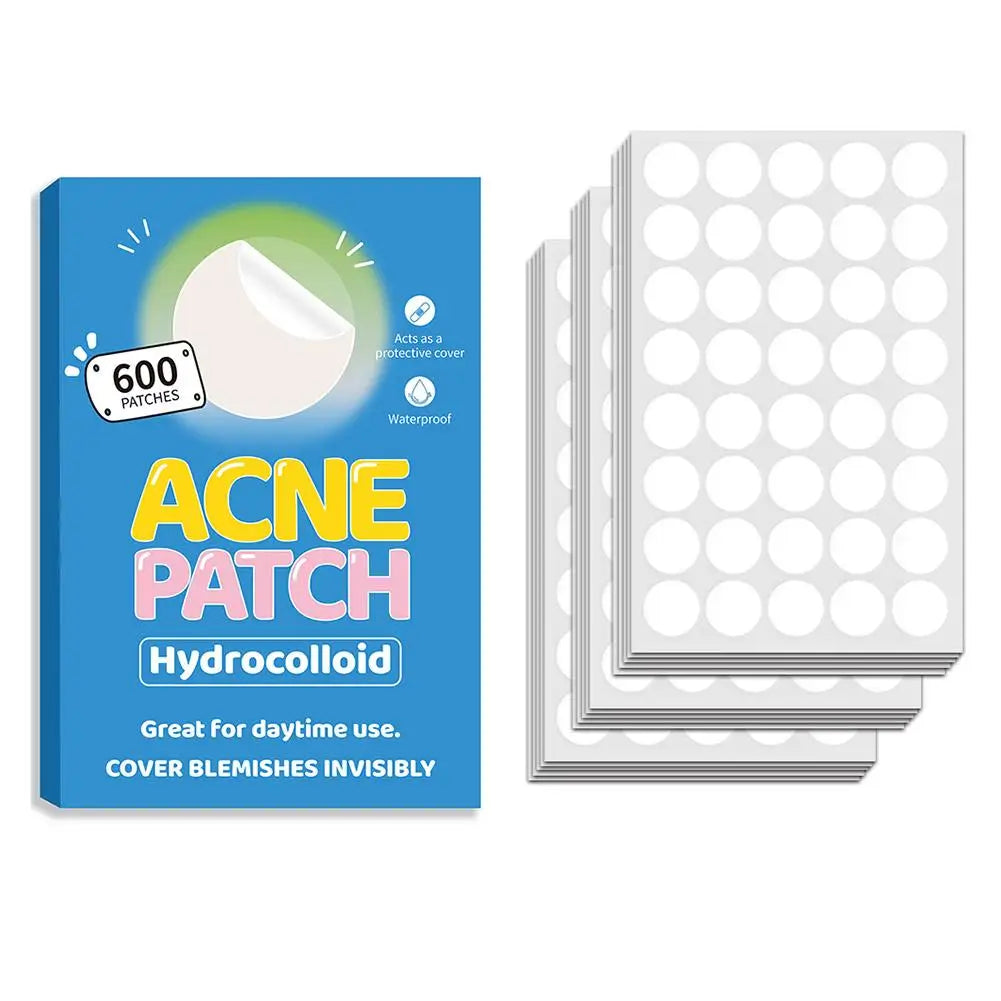 Invisible Hydrocolloid Acne Patches – Multi-Shape Spot Stickers for Face | 40–720 Pcs Peaceful Pleasures Health and Wellness C
