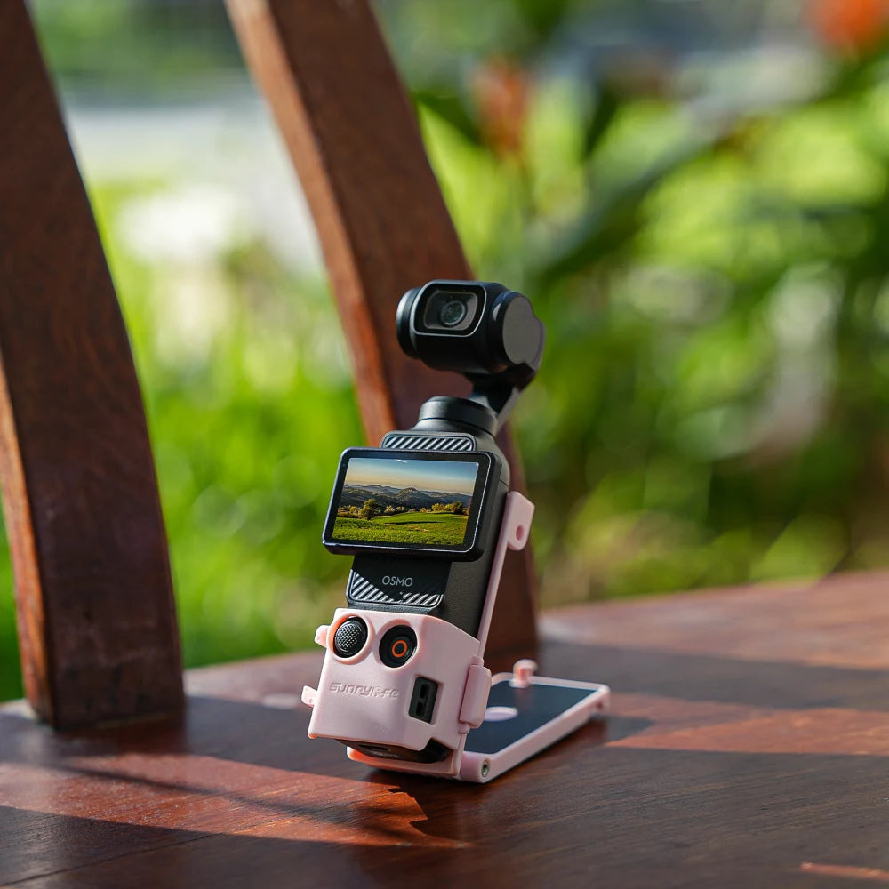 Anti-Drop Magnetic Bracket For DJI Osmo Pocket3 Magnetic Mount Base Cold Shoe 1/4 Expansion Outdoor Photography Accessories Peaceful Pleasures Health and Wellness