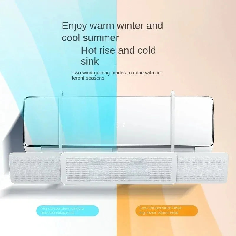 New Crescent AC Wind Shield Anti Direct Blowing Universal Wall Mounted Cover for Kids Nursery Room Protection Peaceful Pleasures Health and Wellness