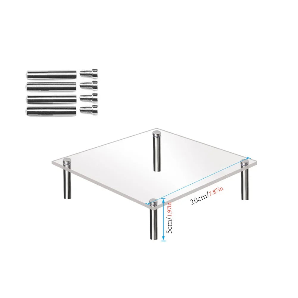 15 20 25 Acrylic Cake Stand Cupcake Dessert Table Display Birthday