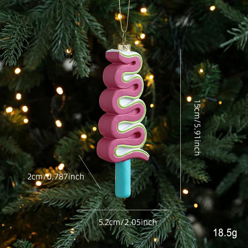Macaron Christmas Hanging Ornaments – Cute Tree Pendants