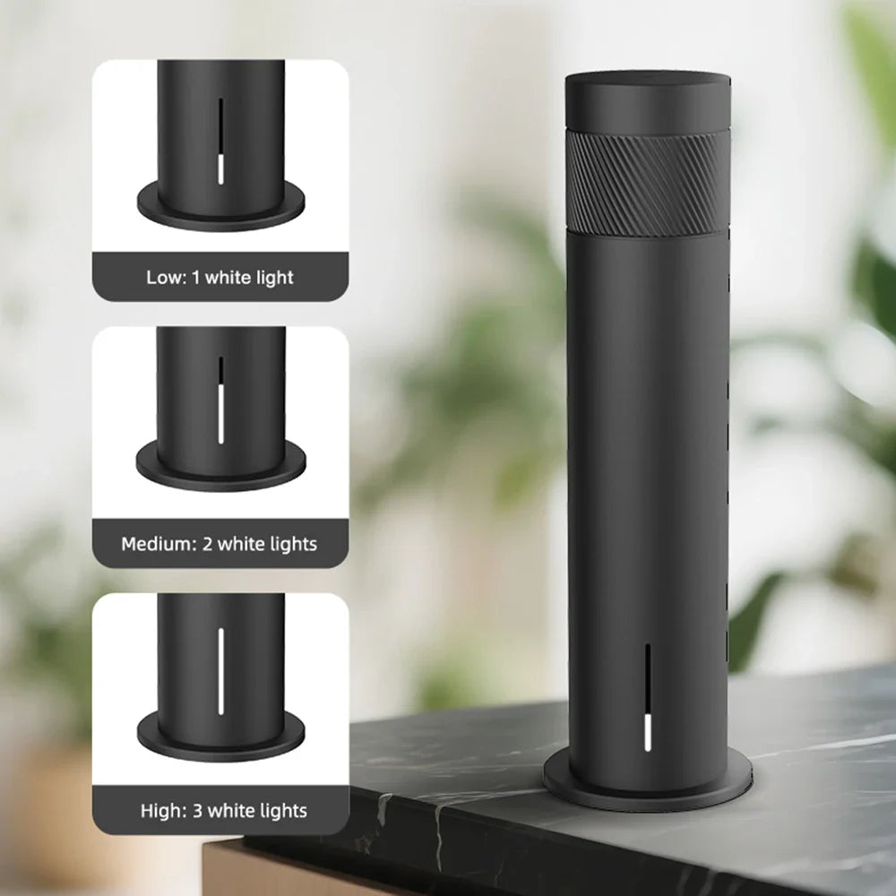 200m³ Smart Waterless Essential Oil Diffuser | Bluetooth Control